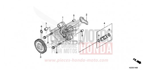 POMPE A HUILE CRF250LF de 2015